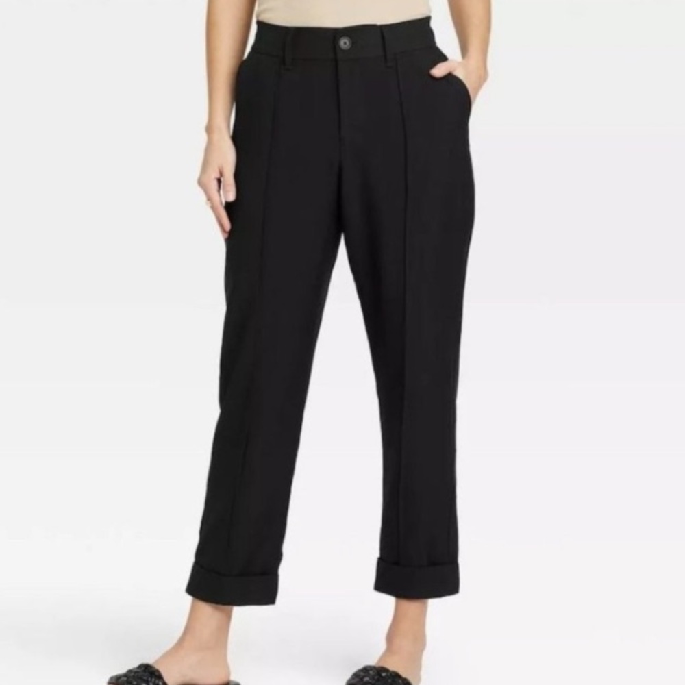 High Rise Slim-Straight Pant from Target